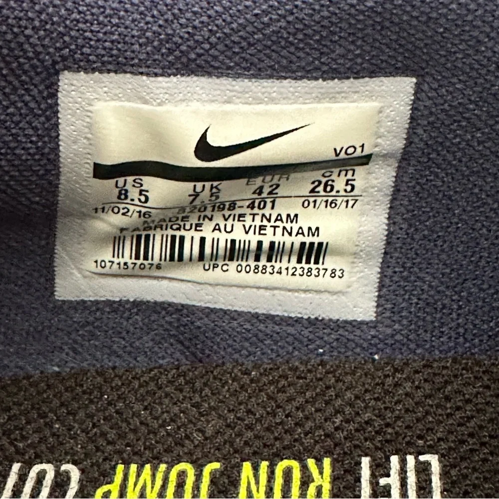 Nike Dark Blue and White Athletic Shoes